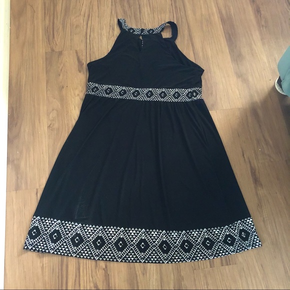 NWT INC Woman 1X Black Halter Dress - Picture 3 of 13